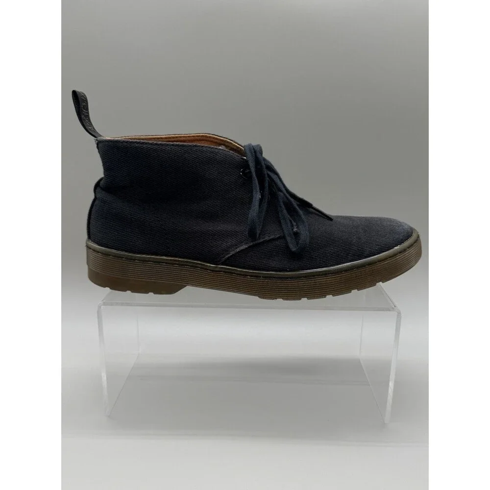 Dr. Martens Mayport Black Canvas Lace Up Chukka Boots – Men’s 8 / Women’s 9